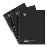 TRU RED™ One-subject Notebook, Medium-college Rule, Black Cover, 11 X 8.5, 70 Sheets, 3-pack freeshipping - TVN Wholesale 