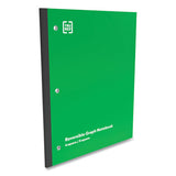 TRU RED™ Wireless One-subject Notebook, Quadrille Rule, Green Cover, 11 X 8.5, 80 Sheets freeshipping - TVN Wholesale 