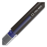 TRU RED™ Roller Ball Pen, Stick, Fine 0.5 Mm, Blue Ink, Black Barrel, 3-pack freeshipping - TVN Wholesale 