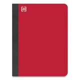 Premium Composition Notebook, Medium-college Rule, Red Cover, 9.75 X 7.5, 100 Sheets