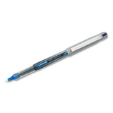 uni-ball® Vision Roller Ball Pen, Stick, Micro 0.5 Mm, Blue Ink, Black-blue Barrel, 12-pack freeshipping - TVN Wholesale 