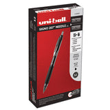 uni-ball® Signo 207 Needle Point Gel Pen, Retractable, Medium 0.7 Mm, Black Ink, Black Barrel, Dozen freeshipping - TVN Wholesale 