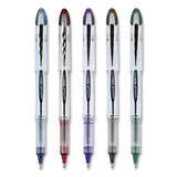 Vision Elite Blx Series Roller Ball Pen, Stick, Bold 0.8 Mm, Assorted Ink And Barrel Colors, 5-pack