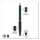 uni-ball® 207 Blx Series Gel Pen, Retractable, Medium 0.7 Mm, Black Ink, Translucent Black Barrel freeshipping - TVN Wholesale 