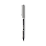 uni-ball® Vision Roller Ball Pen, Stick, Fine 0.7 Mm, Black Ink, Silver Barrel, 36-pack freeshipping - TVN Wholesale 