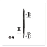 uni-ball® Air Porous Gel Pen, Stick, Medium 0.7 Mm, Black Ink, Black Barrel, 3-pack freeshipping - TVN Wholesale 