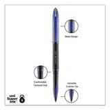 uni-ball® Air Porous Gel Pen, Stick, Medium 0.7 Mm, Blue Ink, Black-blue Barrel, 3-pack freeshipping - TVN Wholesale 