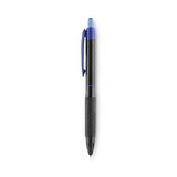 uni-ball® 307 Gel Pen, Retractable, Micro 0.5 Mm, Blue Ink, Black Barrel, Dozen freeshipping - TVN Wholesale 