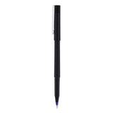 uni-ball® Roller Ball Pen, Stick, Micro 0.5 Mm, Blue Ink, Black Barrel, 72-pack freeshipping - TVN Wholesale 