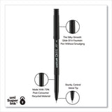 uni-ball® Onyx Roller Ball Pen, Stick, Fine 0.7 Mm, Black Ink, Black Matte Barrel, 72-pack freeshipping - TVN Wholesale 