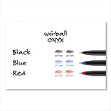 uni-ball® Onyx Roller Ball Pen, Stick, Fine 0.7 Mm, Black Ink, Black Matte Barrel, 72-pack freeshipping - TVN Wholesale 