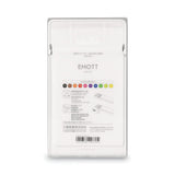 uni-ball® Emott Porous Point Pen, Stick, Fine 0.4 Mm, Assorted Ink Colors, White Barrel, 10-pack freeshipping - TVN Wholesale 