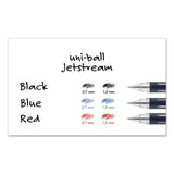 uni-ball® Jetstream Stick Ballpoint Pen, Bold 1 Mm, Blue Ink, Black Barrel freeshipping - TVN Wholesale 
