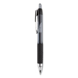 uni-ball® Signo 207 Gel Pen, Retractable, Medium 0.7 Mm, Black Ink, Smoke-black Barrel, Dozen freeshipping - TVN Wholesale 