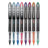 uni-ball® Vision Elite Roller Ball Pen, Stick, Micro 0.5 Mm, Assorted Ink Colors, Black Barrel freeshipping - TVN Wholesale 