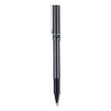 uni-ball® Deluxe Roller Ball Pen, Stick, Micro 0.5 Mm, Black Ink, Metallic Gray Barrel, Dozen freeshipping - TVN Wholesale 