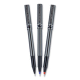 uni-ball® Deluxe Roller Ball Pen, Stick, Micro 0.5 Mm, Black Ink, Metallic Gray Barrel, Dozen freeshipping - TVN Wholesale 