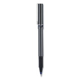 uni-ball® Deluxe Roller Ball Pen, Stick, Micro 0.5 Mm, Blue Ink, Metallic Gray Barrel, Dozen freeshipping - TVN Wholesale 