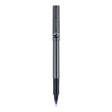 uni-ball® Deluxe Roller Ball Pen, Stick, Micro 0.5 Mm, Blue Ink, Metallic Gray Barrel, Dozen freeshipping - TVN Wholesale 