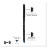 uni-ball® Onyx Roller Ball Pen, Stick, Micro 0.5 Mm, Blue Ink, Black Matte Barrel, Dozen freeshipping - TVN Wholesale 