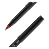 uni-ball® Onyx Roller Ball Pen, Stick, Micro 0.5 Mm, Red Ink, Black Matte Barrel, Dozen freeshipping - TVN Wholesale 