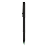 uni-ball® Roller Ball Pen, Stick, Fine 0.7 Mm, Green Ink, Black Matte Barrel, Dozen freeshipping - TVN Wholesale 