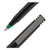 uni-ball® Roller Ball Pen, Stick, Fine 0.7 Mm, Green Ink, Black Matte Barrel, Dozen freeshipping - TVN Wholesale 