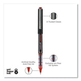 uni-ball® Vision Roller Ball Pen, Stick, Micro 0.5 Mm, Red Ink, Gray-red Barrel, Dozen freeshipping - TVN Wholesale 