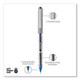 uni-ball® Vision Roller Ball Pen, Stick, Fine 0.7 Mm, Blue Ink, Blue-gray Barrel, Dozen freeshipping - TVN Wholesale 