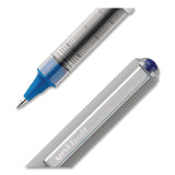 uni-ball® Vision Roller Ball Pen, Stick, Fine 0.7 Mm, Blue Ink, Blue-gray Barrel, Dozen freeshipping - TVN Wholesale 