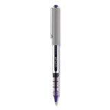uni-ball® Vision Roller Ball Pen, Stick, Fine 0.7 Mm, Majestic Purple Ink, Gray Barrel, Dozen freeshipping - TVN Wholesale 