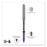 uni-ball® Vision Roller Ball Pen, Stick, Fine 0.7 Mm, Majestic Purple Ink, Gray Barrel, Dozen freeshipping - TVN Wholesale 