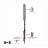 uni-ball® Vision Roller Ball Pen, Stick, Fine 0.7 Mm, Passion Pink Ink, Gray Barrel, Dozen freeshipping - TVN Wholesale 