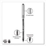 uni-ball® Vision Roller Ball Pen, Stick, Fine 0.7 Mm, Assorted Ink And Barrel Colors, Dozen freeshipping - TVN Wholesale 