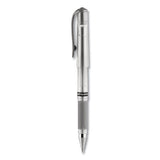 uni-ball® Impact Gel Pen, Stick, Medium 1 Mm, Silver Metallic Ink, Silver Barrel freeshipping - TVN Wholesale 