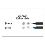 uni-ball® Grip Roller Ball Pen, Stick, Fine 0.7 Mm, Blue Ink, Blue Barrel, Dozen freeshipping - TVN Wholesale 