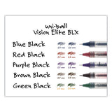 uni-ball® Refill For Vision Elite Roller Ball Pens, Bold Conical Tip, Assorted Ink Colors, 2-pack freeshipping - TVN Wholesale 