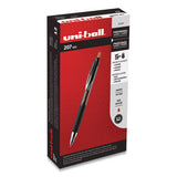 uni-ball® Signo 207 Gel Pen, Retractable, Micro 0.5 Mm, Red Ink, Smoke-black-red Barrel, Dozen freeshipping - TVN Wholesale 