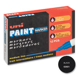uni®-Paint Permanent Marker, Medium Bullet Tip, Black freeshipping - TVN Wholesale 