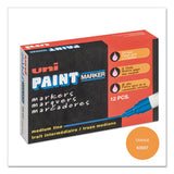 uni®-Paint Permanent Marker, Medium Bullet Tip, Orange freeshipping - TVN Wholesale 