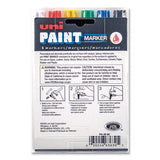 uni®-Paint Permanent Marker, Medium Bullet Tip, Assorted Colors, 6-set freeshipping - TVN Wholesale 