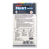 uni®-Paint Permanent Marker, Fine Bullet Tip, Assorted Colors, 6-set freeshipping - TVN Wholesale 