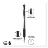 uni-ball® Signo Grip Gel Pen, Stick, Medium 0.7 Mm, Black Ink, Silver-black Barrel, Dozen freeshipping - TVN Wholesale 