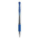 uni-ball® Signo Grip Gel Pen, Stick, Medium 0.7 Mm, Blue Ink, Silver-blue Barrel, Dozen freeshipping - TVN Wholesale 
