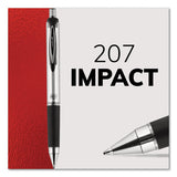 uni-ball® 207 Impact Gel Pen, Retractable, Bold 1 Mm, Blue Ink, Black-blue Barrel freeshipping - TVN Wholesale 