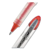 uni-ball® Vision Elite Roller Ball Pen, Stick, Bold 0.8 Mm, Red Ink, White-red Barrel freeshipping - TVN Wholesale 