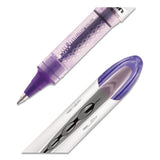 uni-ball® Vision Elite Roller Ball Pen, Stick, Bold 0.8 Mm, Purple Ink, White-purple Barrel freeshipping - TVN Wholesale 