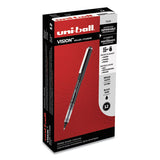 uni-ball® Vision Roller Ball Pen, Stick, Bold 1 Mm, Black Ink, Black Barrel, Dozen freeshipping - TVN Wholesale 