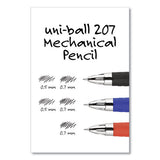 uni-ball® 207 Mechanical Pencil With Lead And Eraser Refills, 0.7 Mm, Hb (#2), Black Lead, Assorted Barrel Colors, 3-set freeshipping - TVN Wholesale 