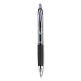 uni-ball® Signo 207 Gel Pen, Retractable, Medium 0.7 Mm, Purple Ink, Smoke-black-purple Barrel, Dozen freeshipping - TVN Wholesale 